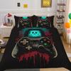 3D Game Console Printing Home Bedclothes Single Size Bed Clothes Boy Kid Highend Soft Bedding Set Cover