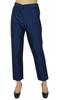 Phagun Women's Beige Dupion Pants High Waist Narrow Bottom Trousers-Large