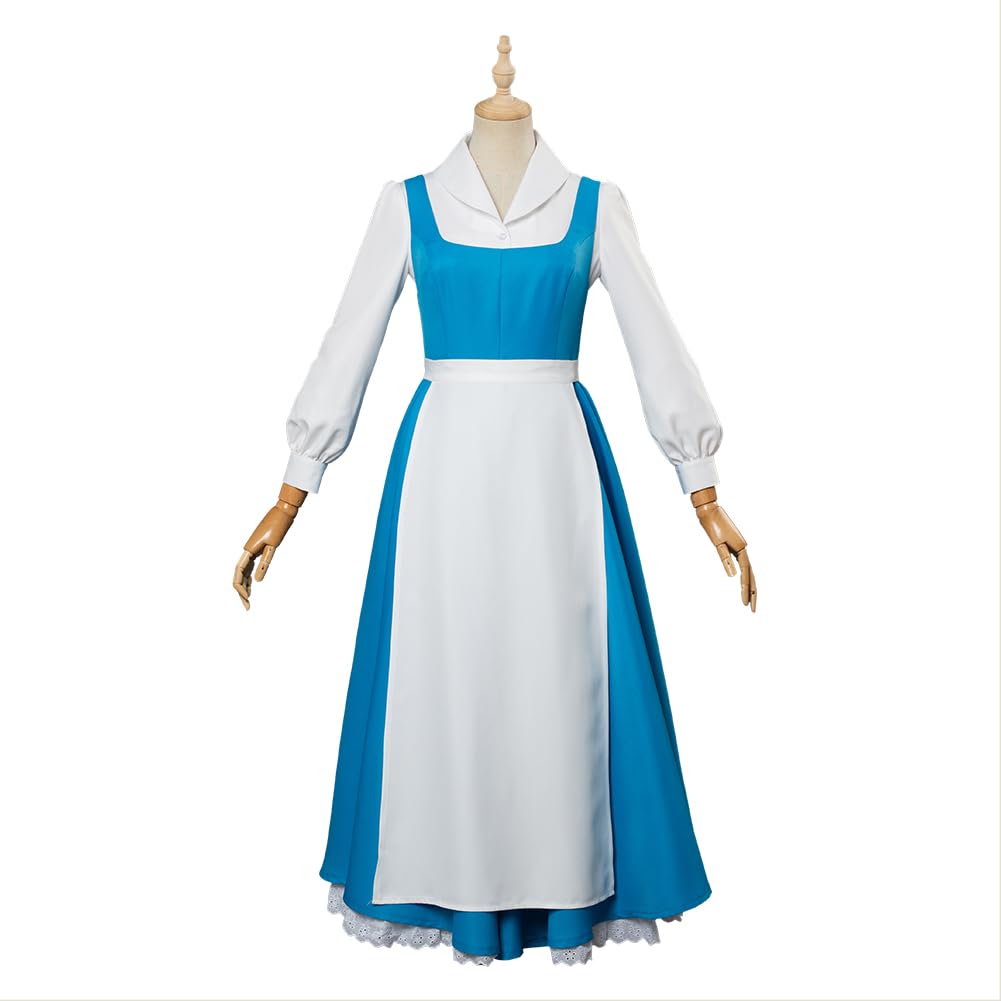 Anywcos Bell Cosplay Costume, Maid Outfit for Women, Christmas, Halloween, Adults, School Festivals, Parties, Events, Festivals, Christmas, Amusement