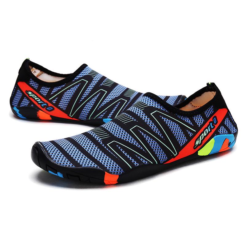 Beach shoes men's and women's snorkeling wading shoes soft-soled quick-drying swimming shoes non-slip and anti-cut sea shoes