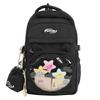 The schoolbag is fresh, cute and transparent, and the two-dimensional girl is versatile, lightweight and large-capacity class.
