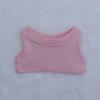 High Neck Sleeveless T-shirt for 10cm-20cm Dolls - Versatile Cotton Plush Fabric