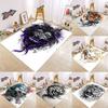 Animal Art Carpet Various Styles With Lion Wolf Smoke Crown Artistic Designs Non Slip Rug For Living Room Bedroom Decor