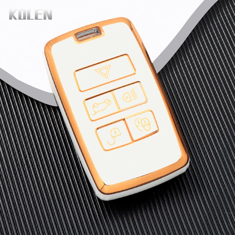 Fashion TPU Car Remote Key Case Cover Shell Fob For Land Rover Range Rover Evoque Discovery Sport Velar For Jaguar XE E-PACE XF