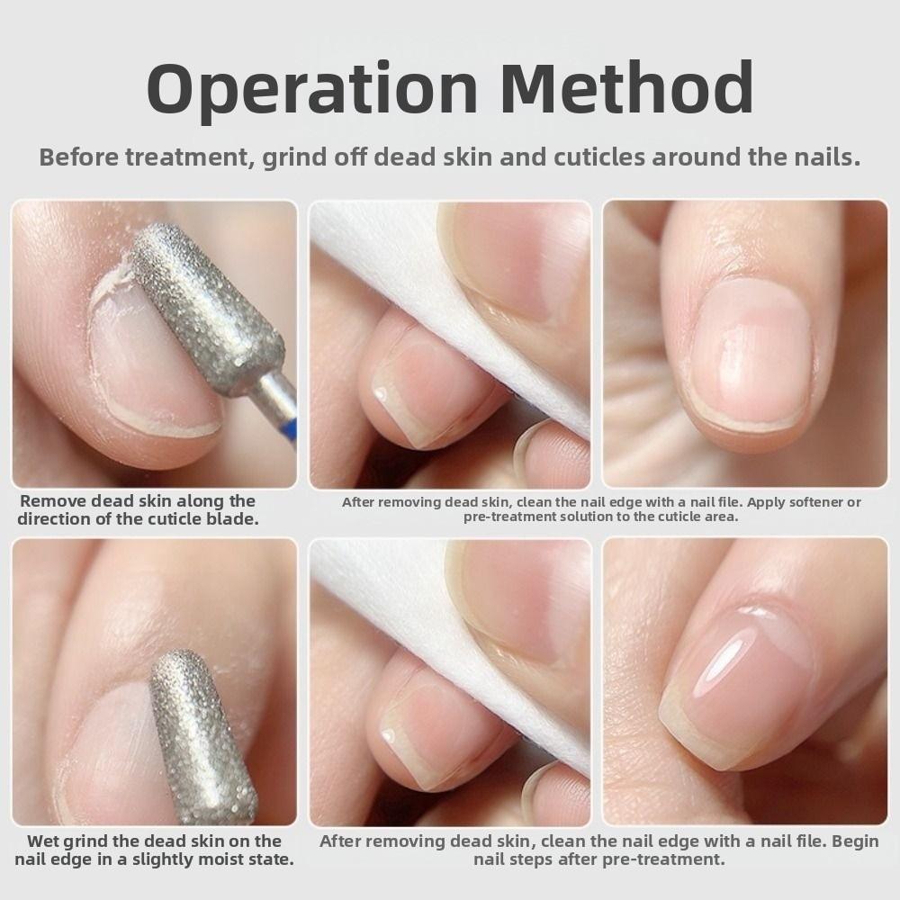 6Pcs High-hardness Nail Polishing Head Set Cuticle Nail Grinding Bits  Nail Tools Accessories