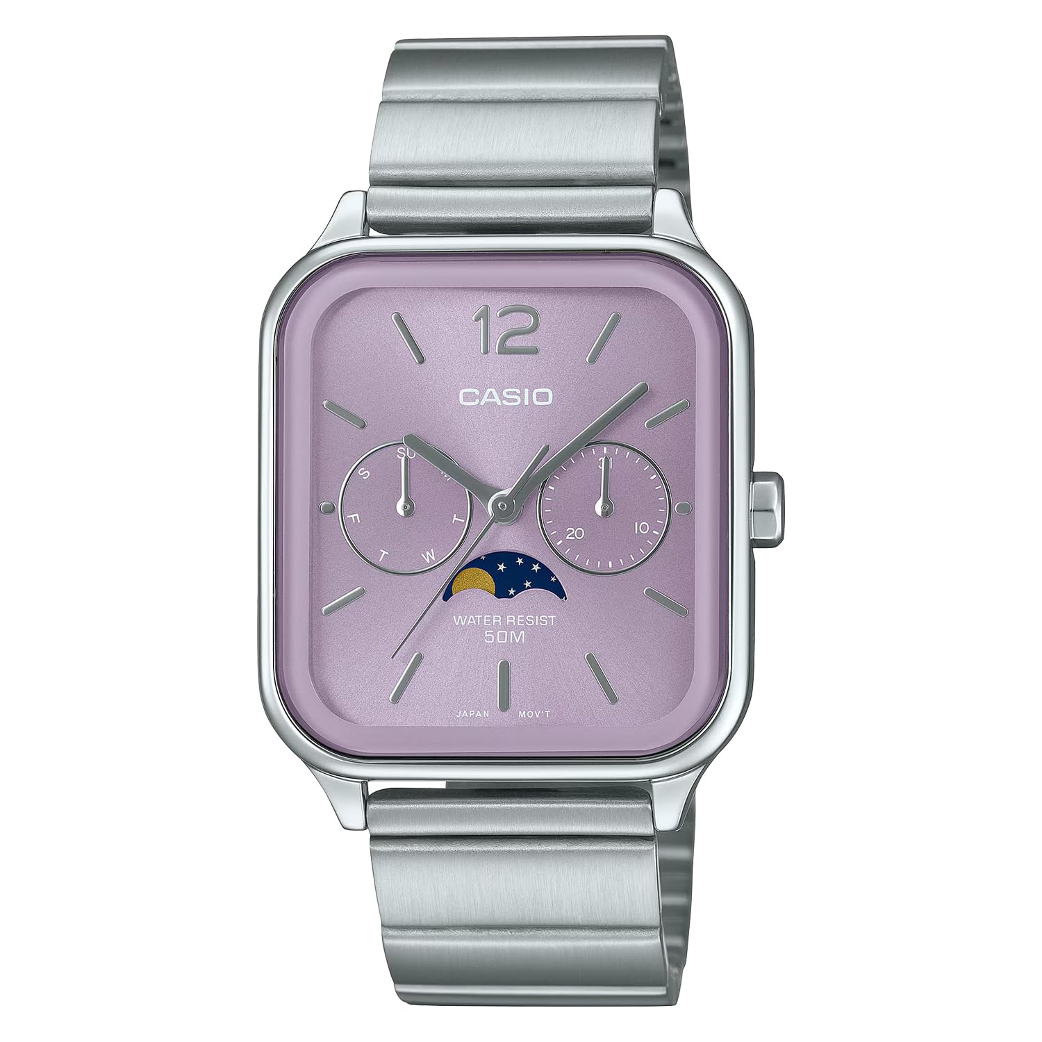 

Casio CASIO Стандартные Аналоговые Мужские Часы с Фазой Луны MTP-M305D-6AV Металлический Браслет Лиловые Зарубежная Модель [Параллельный Импорт]