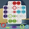 Kinderspielzeug Lernspiel Früherziehung Spaß Ringspiel Schach Tic-Tac-Toe Schach Kind Eltern-Kind Desktop Interaktives Schachspielzeug