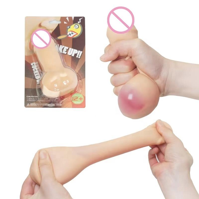 Factory Direct Naughty Saucy Prank Idea Anti Stress Squeeze Willy Novelty Present Gift Stress Willy Novelty Gift