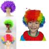 Joker Costume Wig With Colorful Explosion Hair For Kids And Adults Party Fun