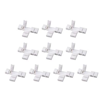 Uxcell 3528 LED Streifen 8mm 2P für 3528 10er Pack Verbinder, T-förmig, einfarbig 2-Leiter Lichter,