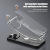 Shockproof Bumper Frosted Transparent TPU+PC Hot Stamping Cell Phone Case with Holster for 15 Pro Max