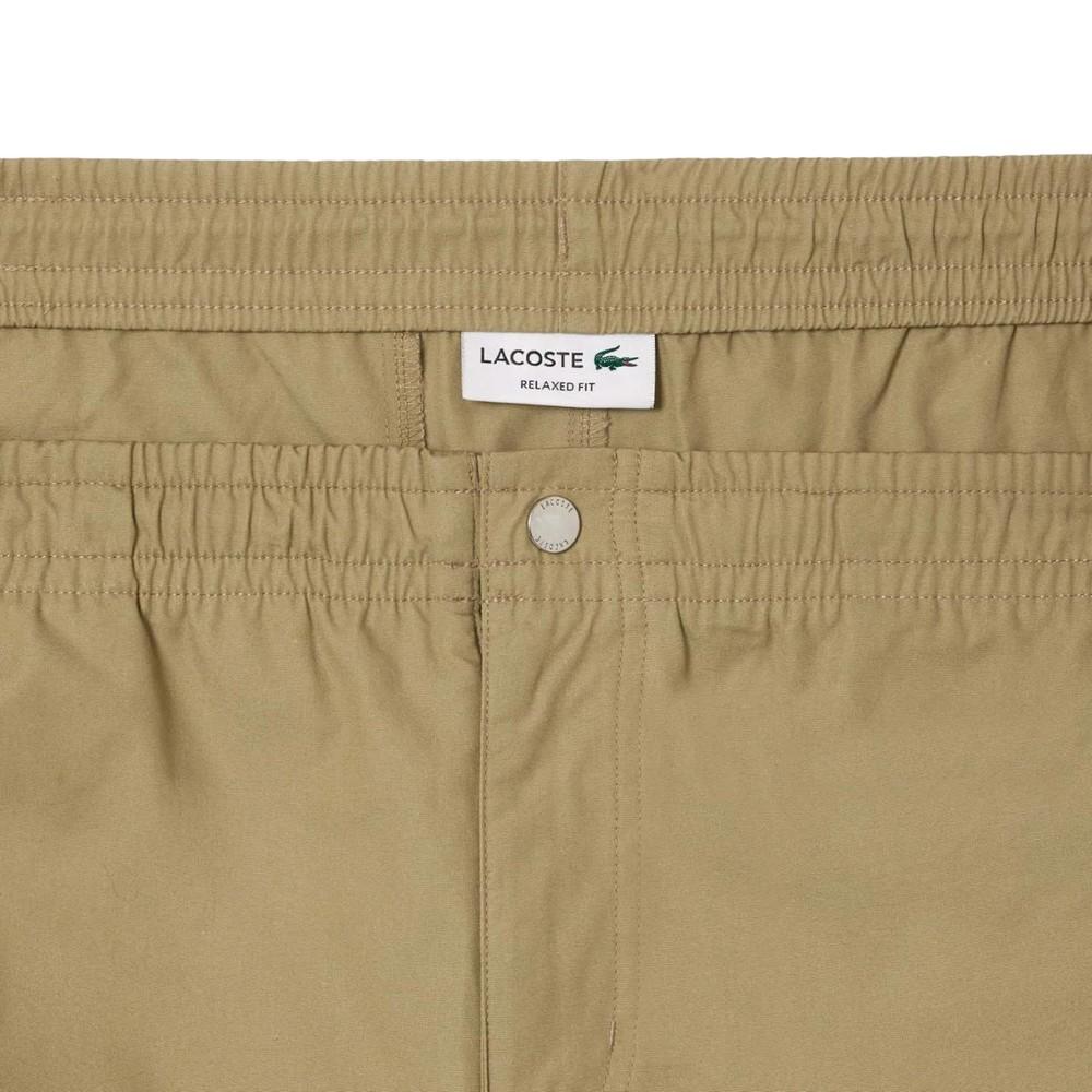 Lacoste Mens Poplin Relaxed Fit Shorts