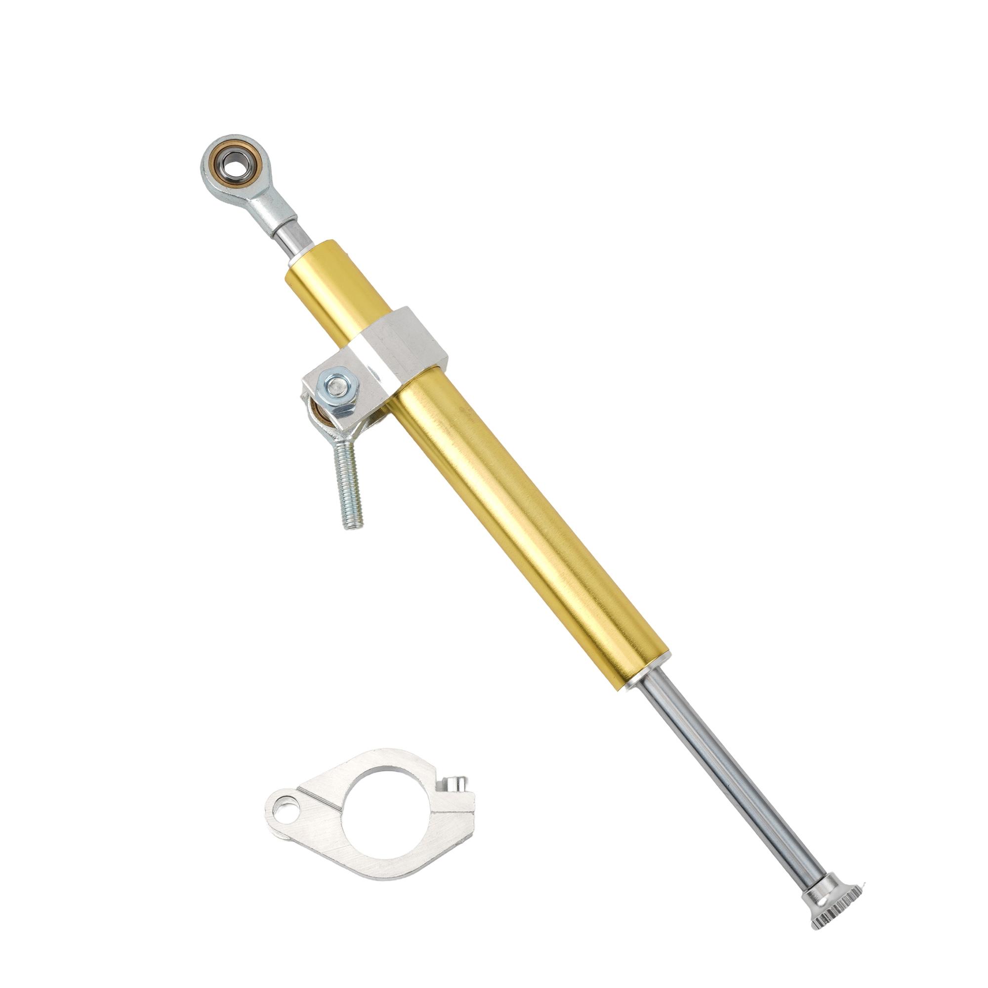 330MM Motorcycle Shock Absorber Direction Damper Accessories Fork Stabilizer Motorcycle Steering Damper Aluminum DirtBike Parts золотой