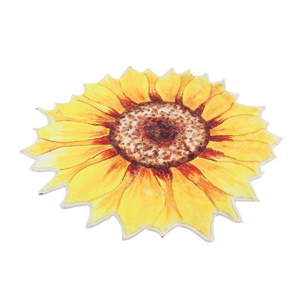 

Подсолнух Цветочный Ковер Пасторальный Дверной Уплотнитель Коврик для Ползания Малышей Прикроватный 60cm-J