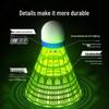 Luminous Plastic Badminton Shuttlecocks