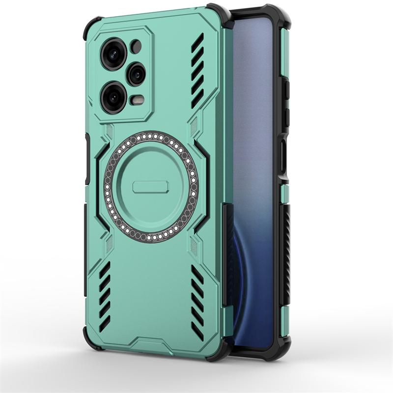 Shockproof Armor Case For Xiaomi Poco X5 Pro Magnetic Adsorption Wireless Charge Cover Poco X5 Pro 5G Case For Poco X5 Pro Case