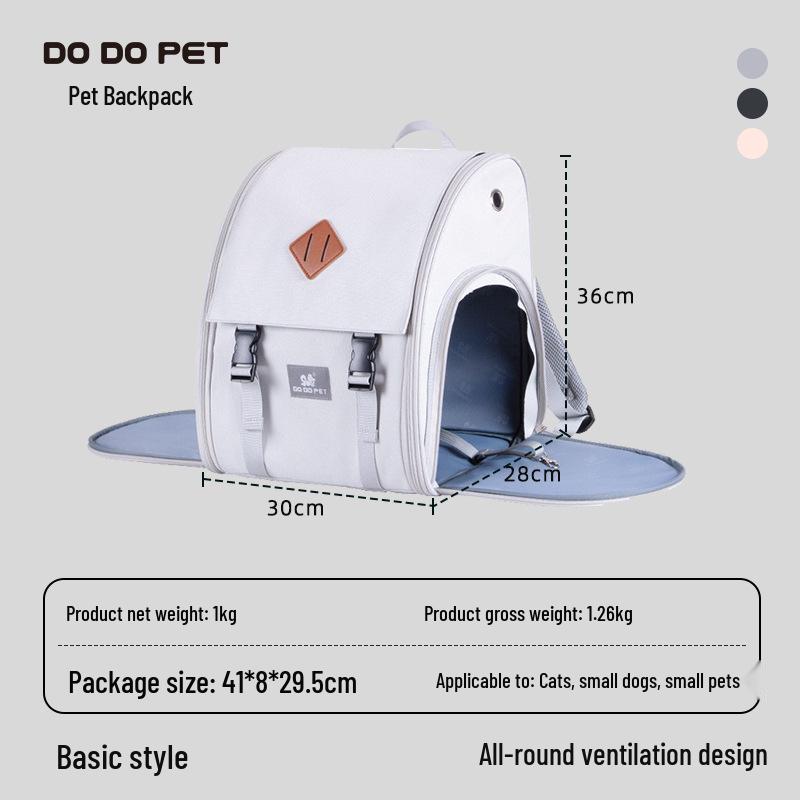 DODOPET Foldable Pet Carrier Backpack for Cats and Dogs