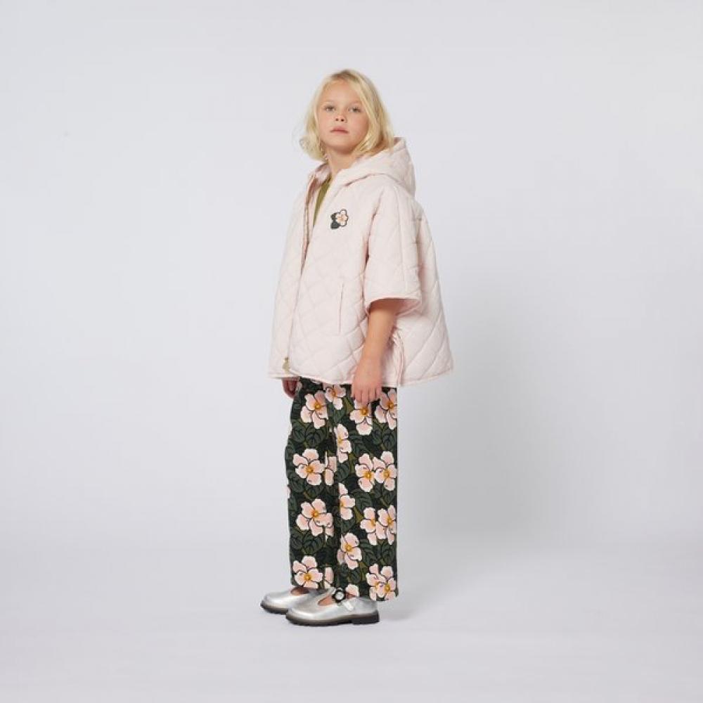 Kenzo Kids Long Pants Flower Waistband 25fw Z256agp412 Khaki/12Age_152CM