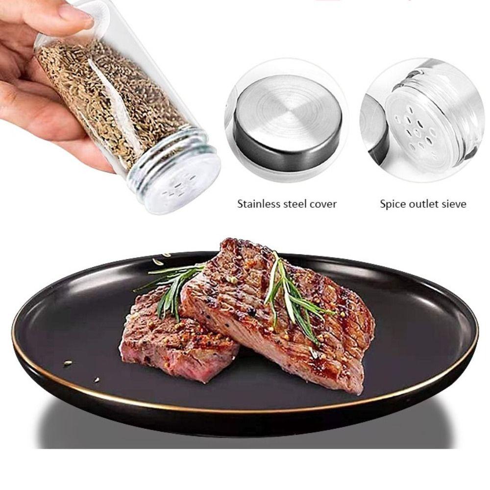 360 Rotating Rotating Spice Rack Food Grade Glass Seasoning Jar Set  Seasoning Storage