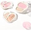 NOVO - Sweet Encounter Highlighter Blush Palette - 3 Types