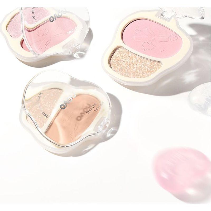 NOVO - Sweet Encounter Highlighter Blush Palette - 3 Types