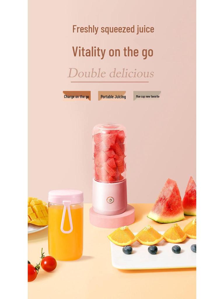 Tragbarer Multifunktionaler Elektrischer Entsafterbecher - Ideal für Studentenwohnheime und Reisen