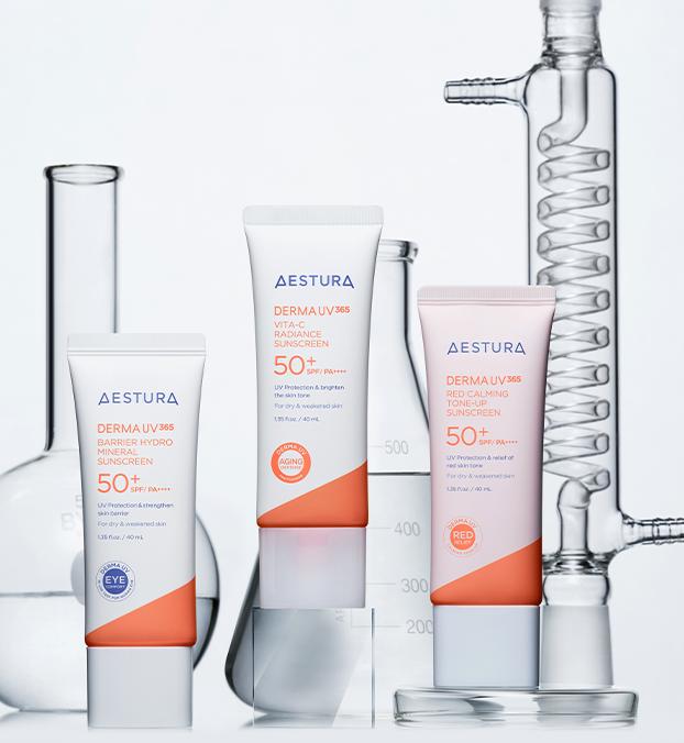 [NOUVEAU] AESTURA DermaUV365 Écran Solaire Éclat Vita-C 40ml + 20ml | Éclaircissant + Hydratation | SPF50+