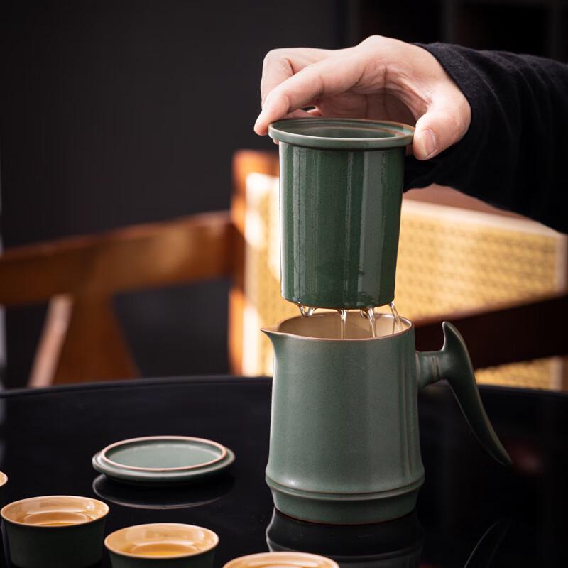 JANLA Portable Ceramic Travel Tea Set