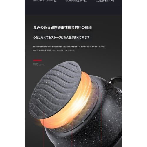 Two-handled Pot with Lid, Gas/induction Compatible, Glass Lid, Diamond-coated, Long-lasting, Non-stick, Easy To Clean, Black, Induction Compatible, Ta