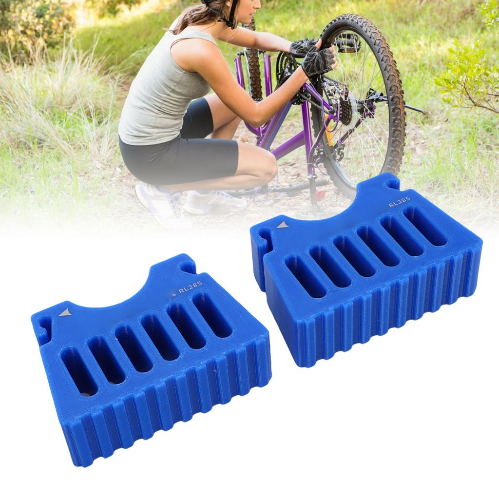 1 Pair Bike Handlebar Repair Stand Plastic Silicone Anti Slip Compact Bike Handlebar Stabilizer for Maintenance