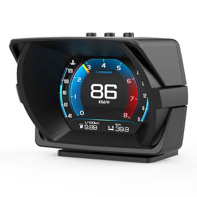 GIGC OBD2 Meter, Tachometer, Car Head-Up Display, Multi-Meter, with Fault Warning Function, Multifunctional Digital HUD (Japanese Version)