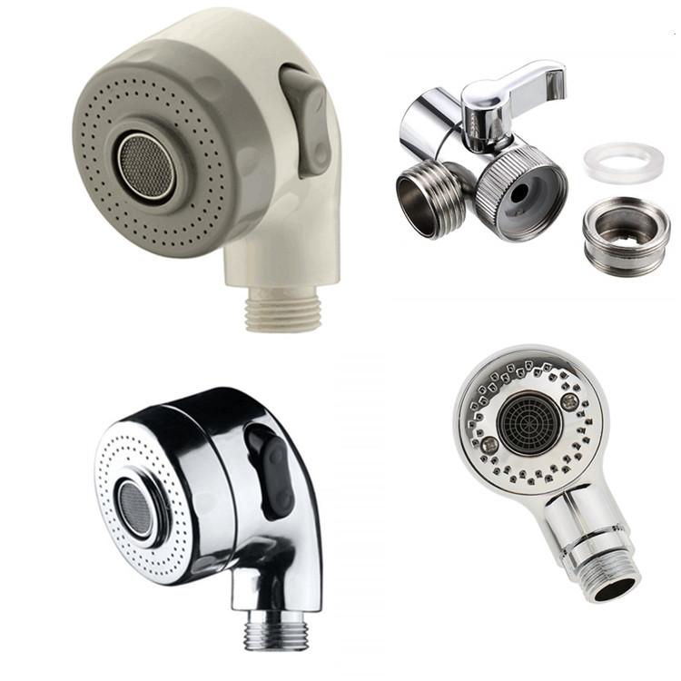 Shower Pet Bath Converter Faucet with Diverter Accessory Shower Head Hose for Bathtub Sink Faucet for Bathing Your Furry Friends Other белый