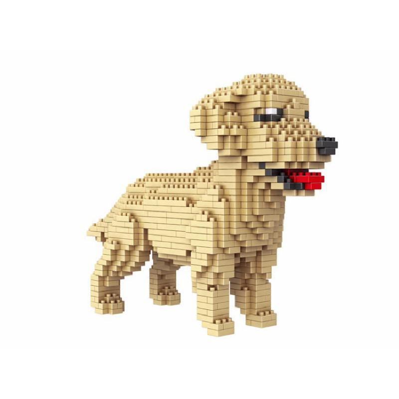 Poodle Poodle Or Dog Figure To Assemble With Nanoblocks Pieces Toys Children