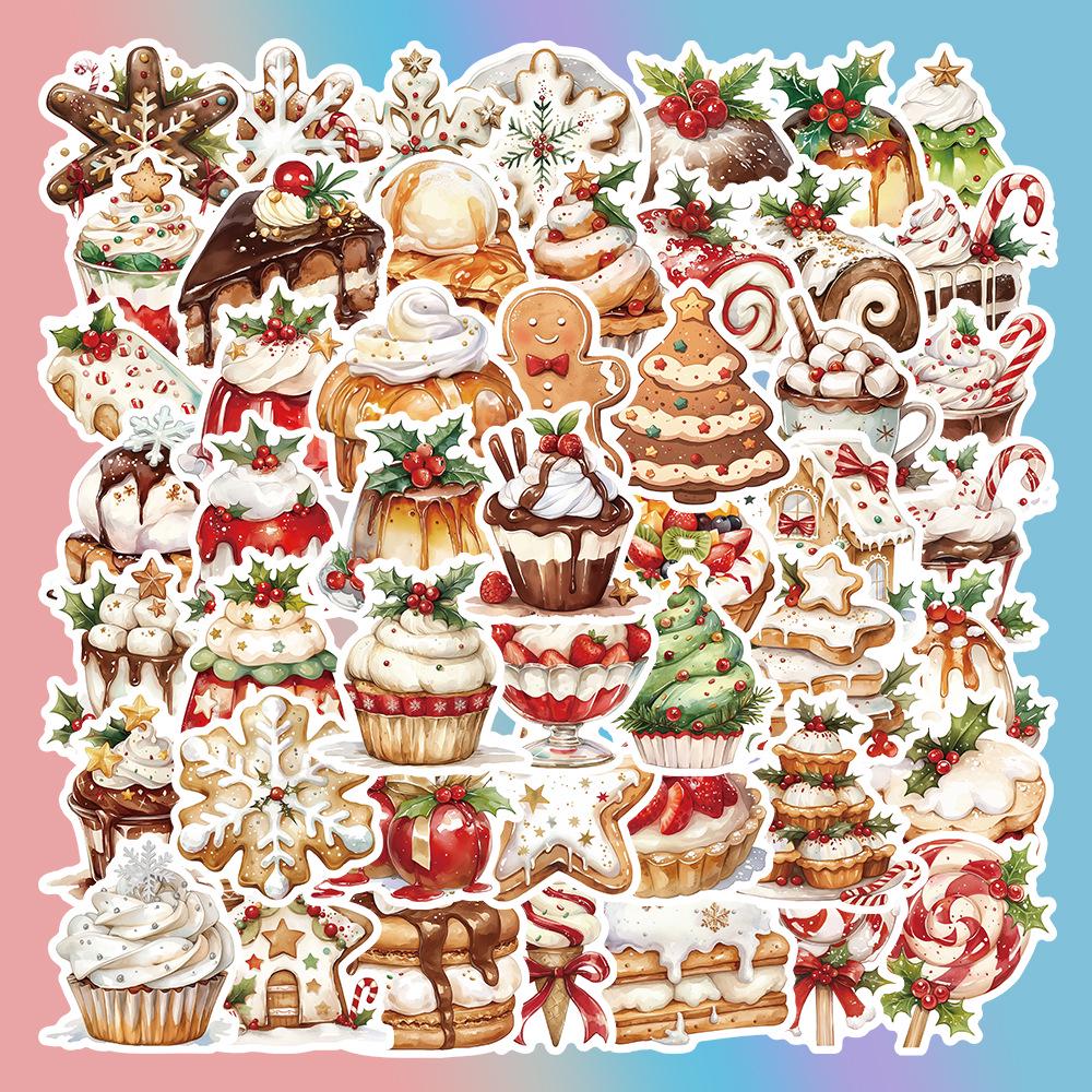 103 Cute Cartoon Animal Christmas Stickers for Envelopes, Gift Bags, and Water Cups