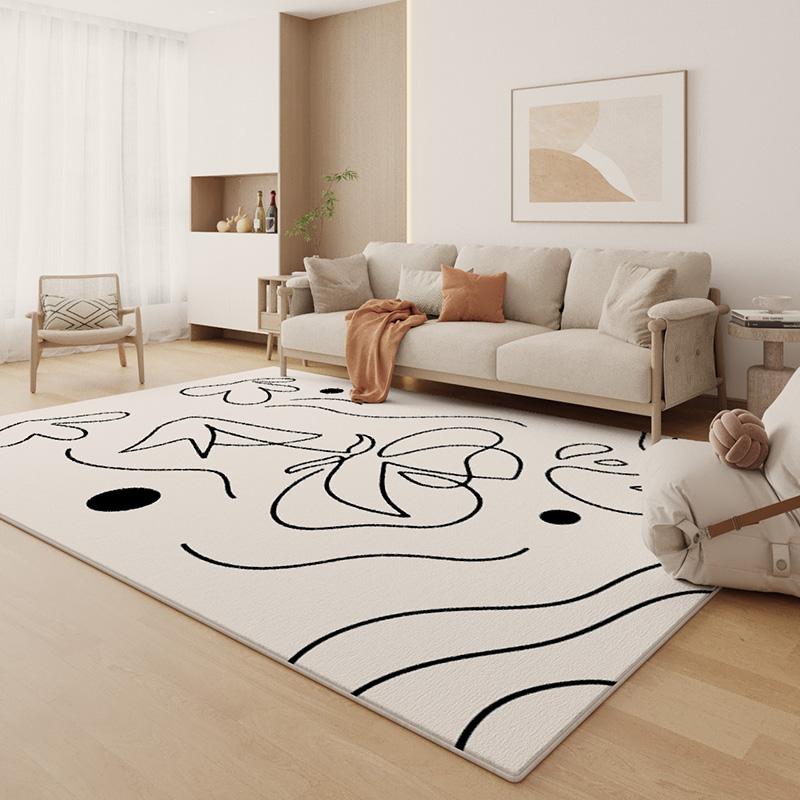 Modern Minimalist Living Room Decoration Carpet Fluffy Soft Lounge Rug Large Area Rugs for Bedroom Home Thick Non-slip Floor Mat