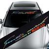 Letters Design Car Front Rear Windshield Colorful Reflective Sticker Decal Decor