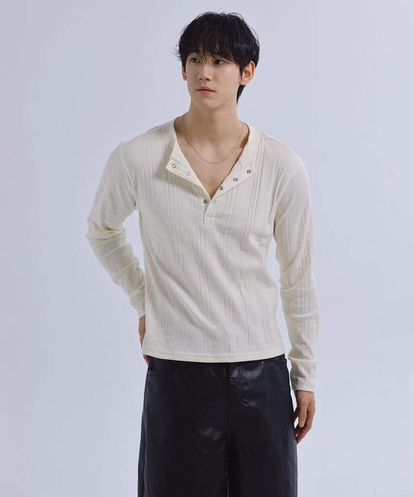Peuloseseu Airy Henley - Cream