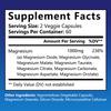 Magnesium Complex Dietary Supplement, 120 Vegetable Capsules Per Bottle