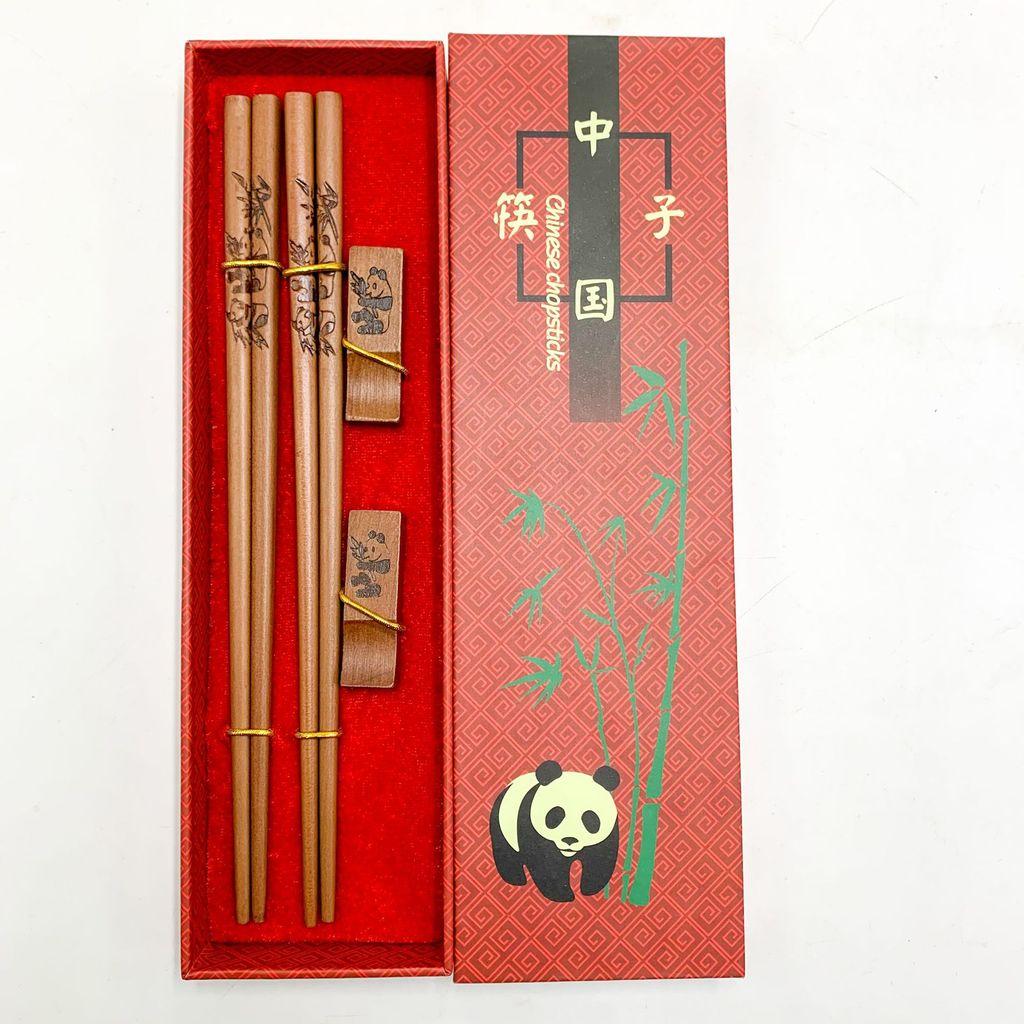 Panda Geschenk Holz Essstäbchen Geschenkbox Für Reise Souvenirs Und Heimgebrauch