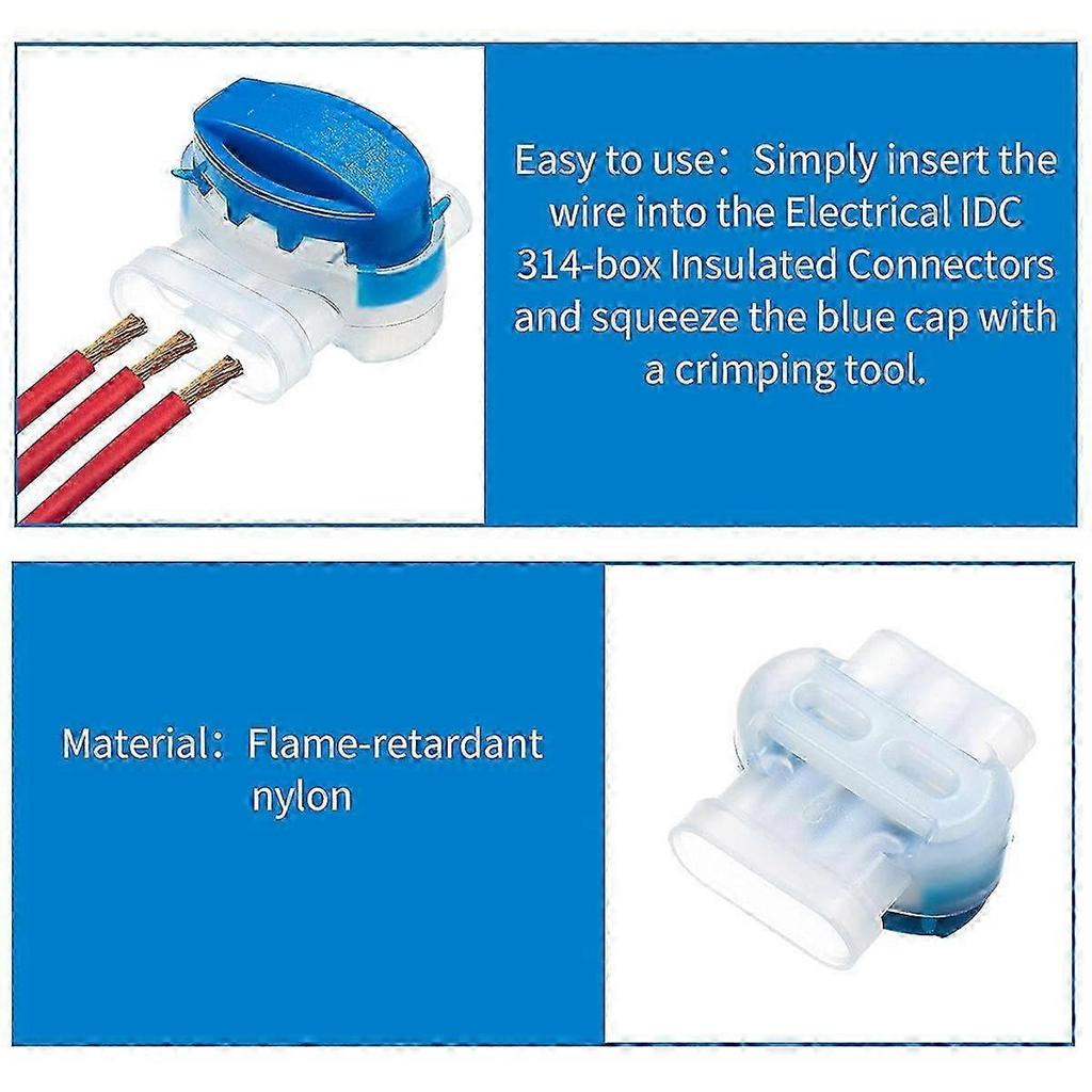 3 Way Wire Connectors Electrical 314-Box Wire Connectors 120Pcs