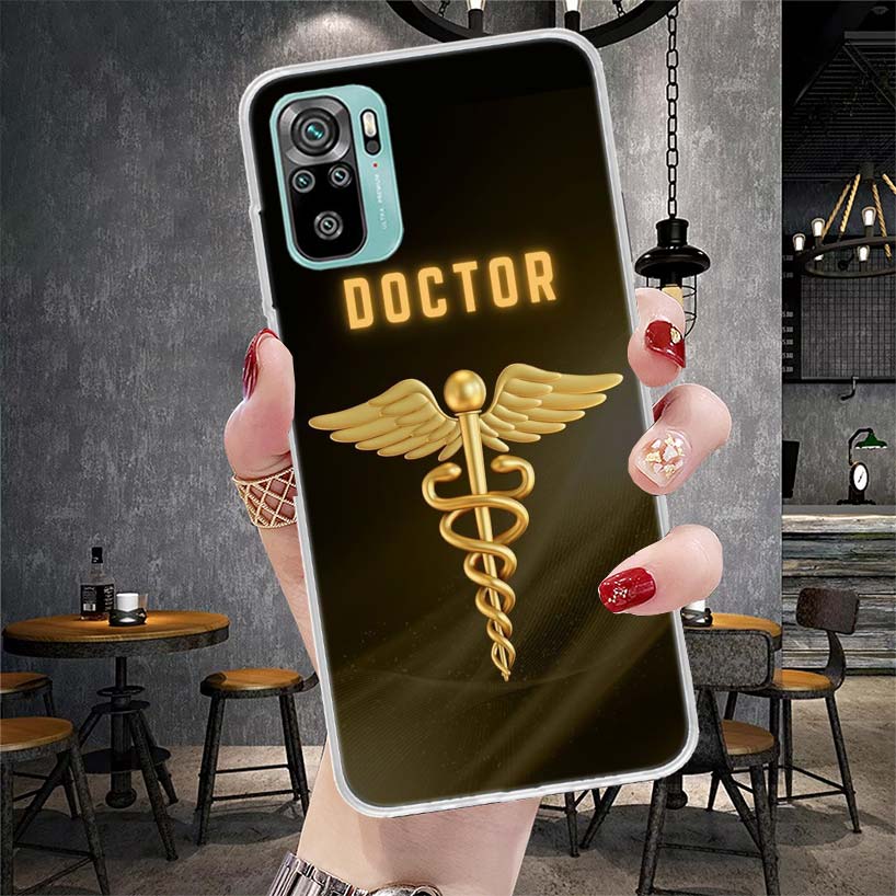 Medicine Nurse Doctor Soft Phone Case For Xiaomi Redmi Note 15 14 14S 13 12 Pro Plus 12S 11 11S 11E 10 10S 11T 5G Fundas Coque R