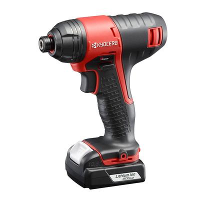 Kyocera Eski Şarjlı Darbeli Somun Sıkma Makinesi 655550A tutamak hafif 1kg model kendin yap için mükemmel Lityum iyon Vida sıkma kapasitesi Makine vidaları