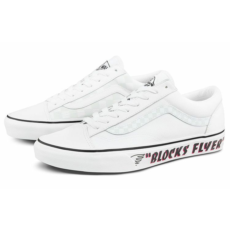 Vans SE Bikes X Style 36 Blocks Flyer - White Reflective Unisex Sneakers VN0A54F64YS