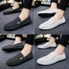 2025 New Men's Flat Loafers Comfortable Casual Shoes Breathable Slip-On Soft Driving Shoes Light  Men Lazy Shoes