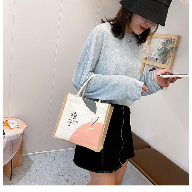 Canvas Bucket Tote Bag for Women, Minimalist Zipper Shoulder Handbag, Japanese Style Daily Commute Bag, Street Fashion Purse KTB