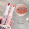 Water-Light Lip Glaze Mirror Glitter Lip Tint Long Lasting Moisturising Love Heart Shape Solid Lipstick Pen Lips Makeup Cosmetic