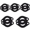 Flange Rubber Gasket for Circulator Pumps Compatible with For Valve Pipeline and Exhaust Pipe Gasket Multiple Packs