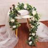 Realistic 180cm Eucalyptuses Vine Display Ornament Feature 60 Blooms Head Ideal For Party And Event Decoration