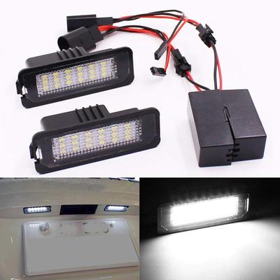 2pcs 24SMD LED License Plate Light Kit for Porsche Boxster, Cayman, Carrera, and Cayenne (987/997/958)