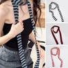 1PC Fashion Accessories Breathable Scarf Cool Thin Scarf Warm Long Scarf Comfortable Striped Design Y2K 180x4cm